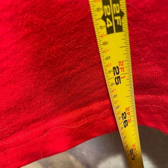 Quacker Factory Woman’s Glass Beaded Christmas Tree long sleeved red shirt XL - Picture 7 of 11